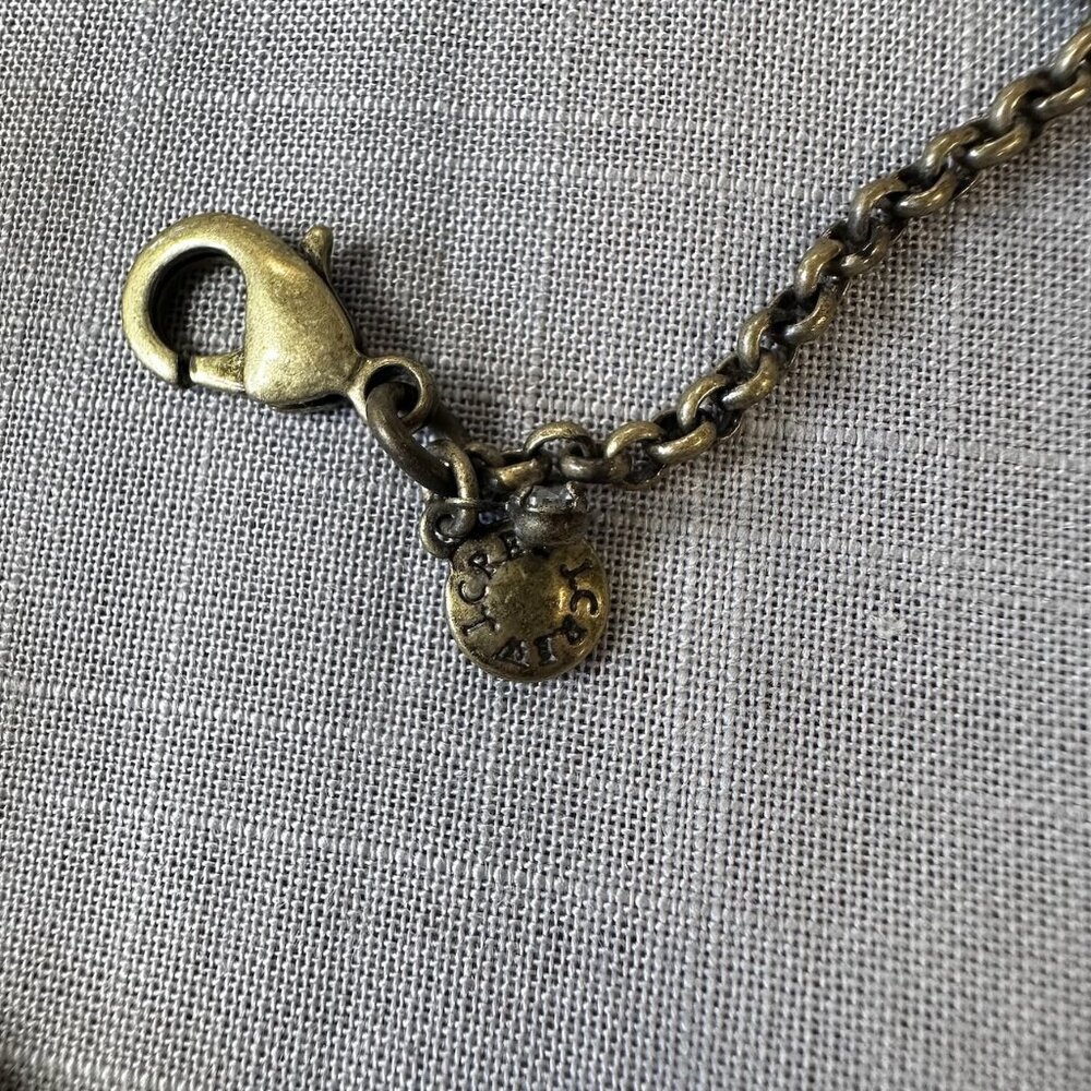 J. Crew Dark Blue Cascading Stone Necklace - Picture 9 of 13
